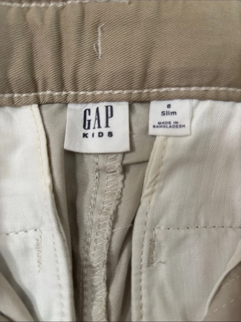 GAP Boys Chino Pants in Light Beige